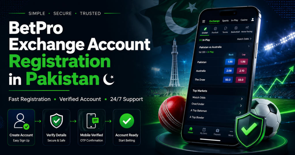 BetPro Exchange Account Registration