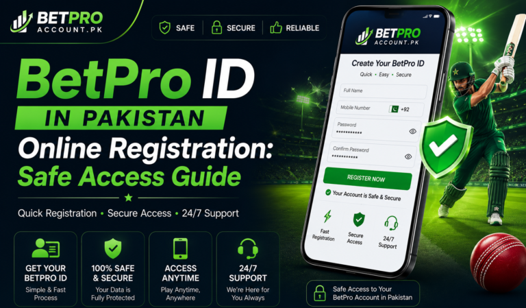 BetPro ID in Pakistan Online Registration