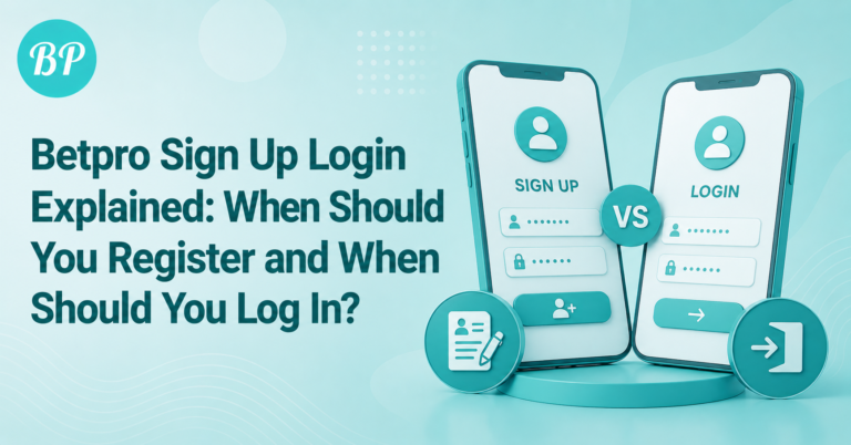 betpro sign up login​